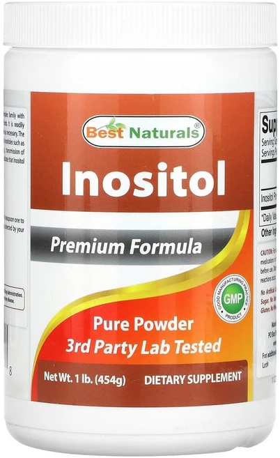 Best Naturals inositol Pure Powder Vitamin B8 1 Lb 베스트 네츄럴스 이노시톨 퓨어 파우더 비타민 B 454g, 1개 - 쿠팡