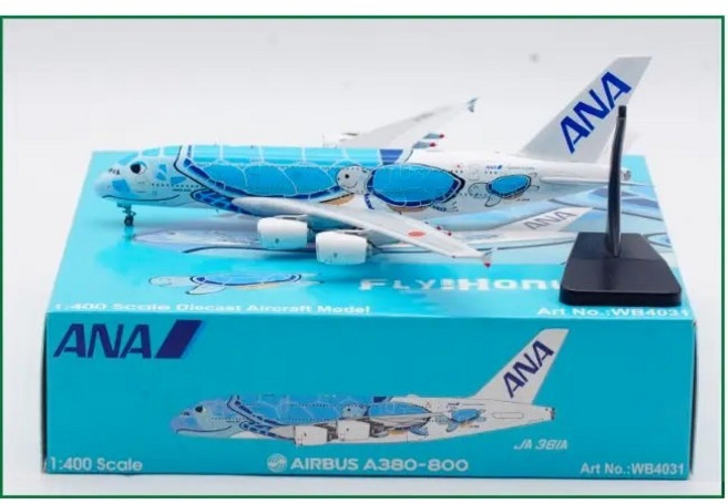 INFLIGHT 1:400 ANA A380-800 飛機模型 WB4031, 1個