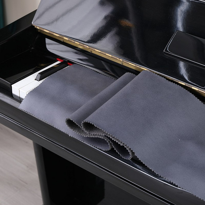 피아노 건반 덮개 디지털 전자 키보드 피아노 커버 먼지 쌓임 방지, 그레이, 1개