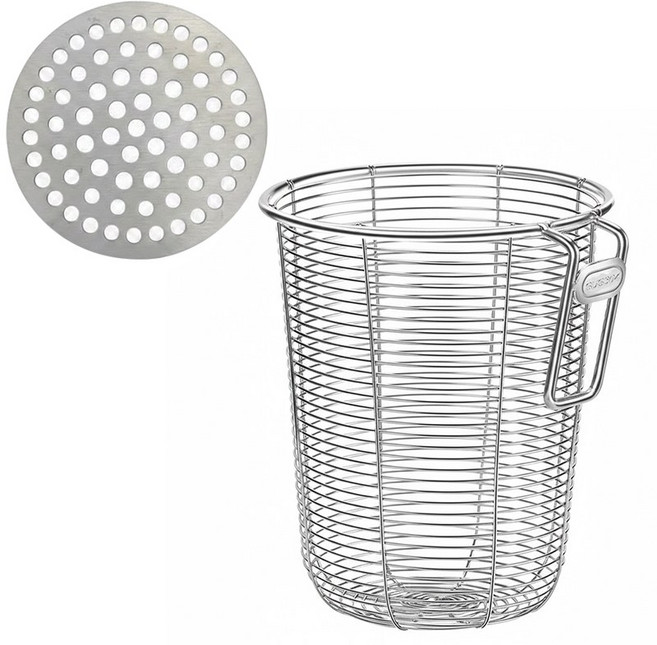 캄핏 걸이형 304 스텐 수저통, 1개, 실버