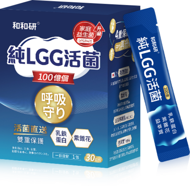 和和研 純LGG活菌 100億 呼吸守護, 60g, 1個