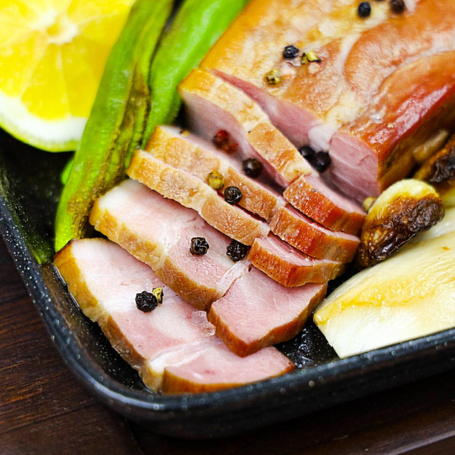 참나무 훈연 통 훈제삼겹, 3개, 150g