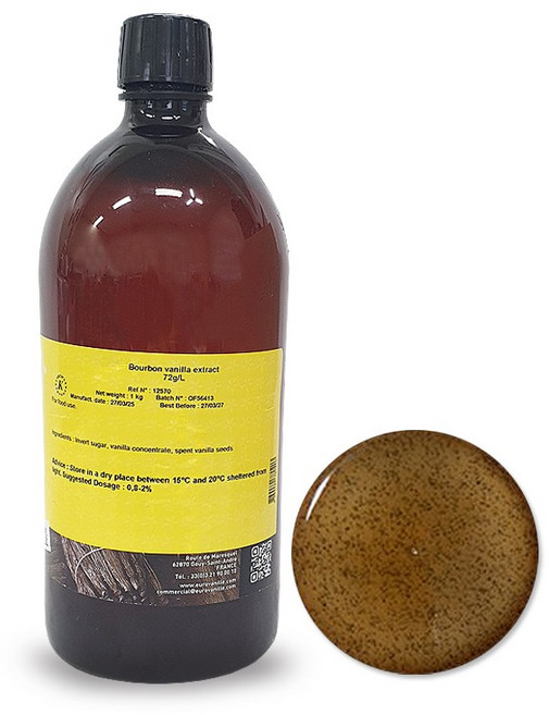 유로바닐 마다가스카르 액상버번 바닐라 제빵재료 액상바닐라 1kg, 1개