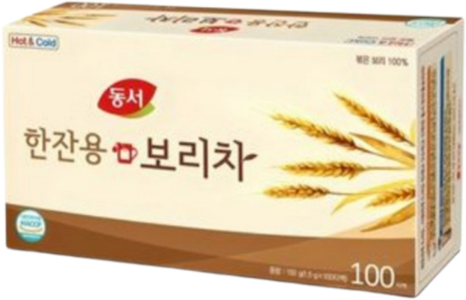 [동서] 한잔용 보리차, 1.5g, 100개입, 1박스