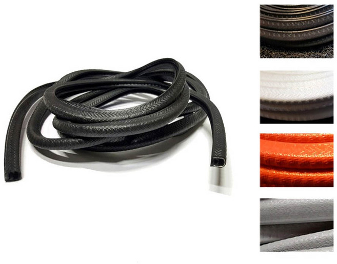 오토바이 윈드스크린 몰딩 블랙 화이트 레드 그레이 4가지색상 1M단위, 1개