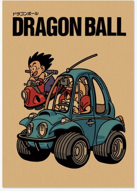 드래곤볼 B 베지타 펠트 패브릭포스터, FB_드래곤볼B_13, A4