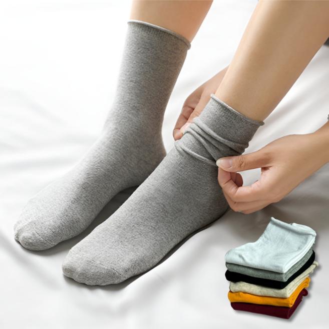 국산 발목조임없는 돌돌이양말 8족 수면양말 편한양말