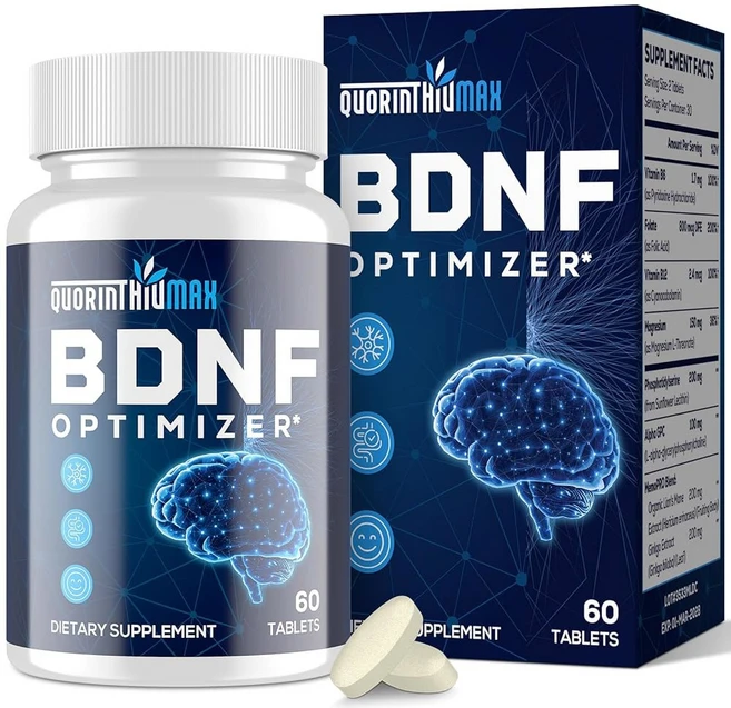 기억력과 집중력을 위한 누트로픽 뇌 보충제 BDNF 옵티마이저 인지적 정신적 명확성 및 기분 고흡수 사자 갈기 L-테아닌 은행나무 빌로바 & 알파 GPC 60정, 60 Count (Pack of 1) - 쿠팡