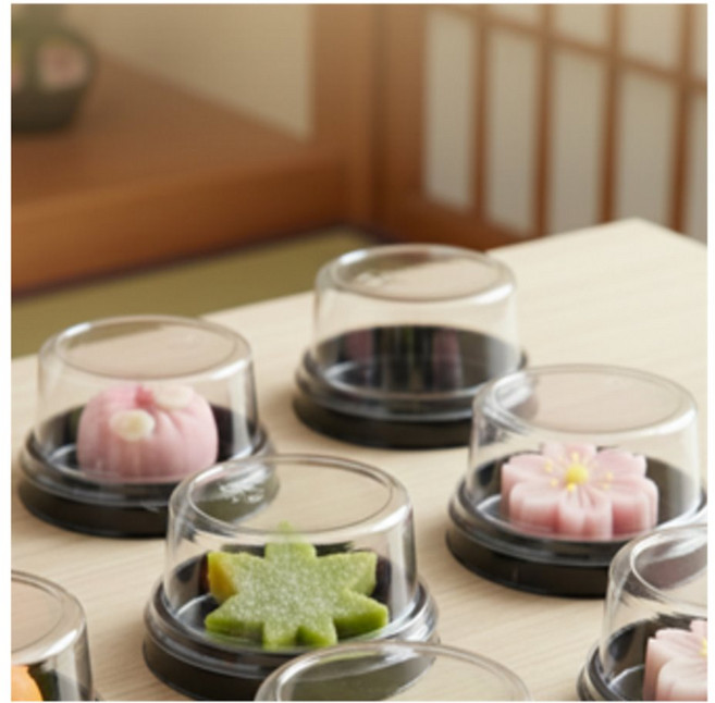 양군샵 화과자 두쫀쿠 포장 용기 초미니디저트케이스 화과자포장박스