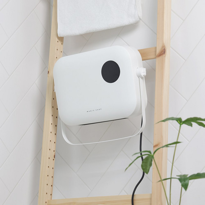 매직쉐프 PTC 욕실난방기 가정용 미니 화장실 탁상 벽걸이 히터 무타공 온풍기, LMHT-NH1500W