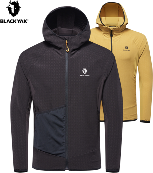 [매장발송] 블랙야크 남성용 바람막이자켓 경량방품점퍼 봄간절기 후드자켓 등산용 트레킹용 출퇴근용 이너용 이월상품