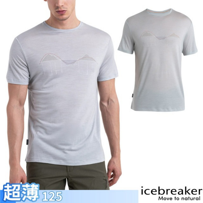 Icebreaker 男 美麗諾羊毛圓領短袖排汗衣