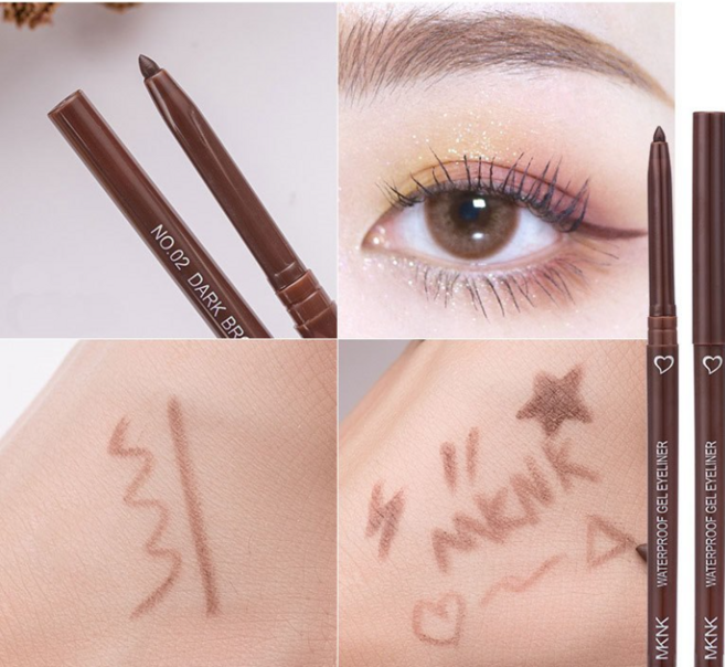 홈니드 크로스보더 워터프루프 아이라이너 번지지않는 펜슬 붓, 1개, 다크커피