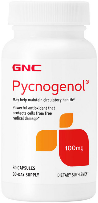 GNC PYCNOGENOL 피크노제놀 100mg 30정, 1개