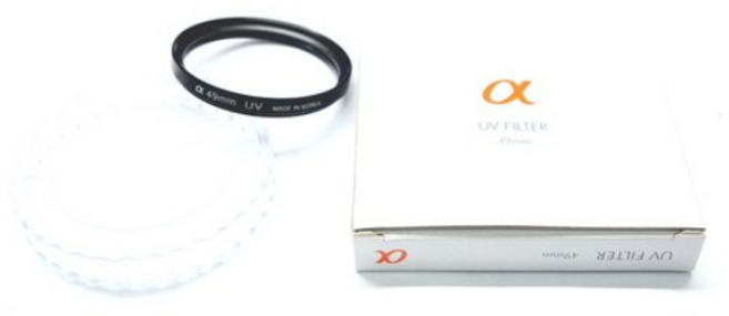 소니 알파시리즈 UV 렌즈보호필터 49mm, 1개