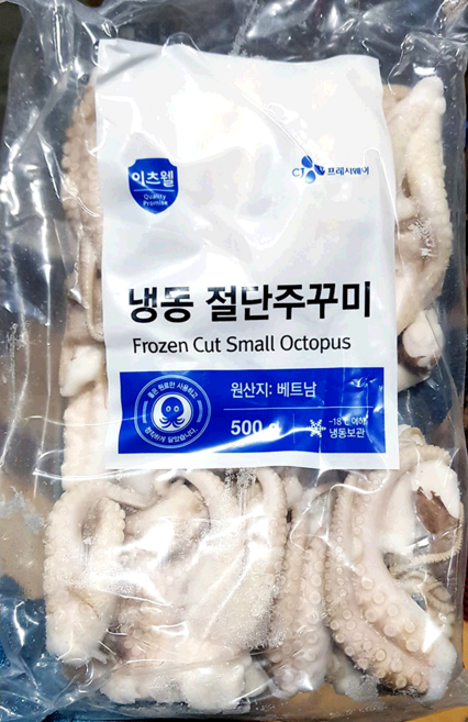 업소용 식당용 절단주꾸미 (FO L 500g) 주꾸미구이용 배달전문점 주꾸미전골용, 1개, 500g