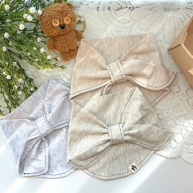 뉴코코맘 아기 유아 스카프 빕 아기커치프(VER.베이비마린), 그레이멜란지