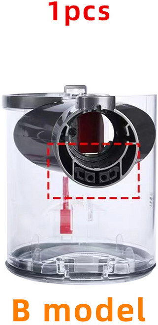 청소기 집진함과 다이슨 V6 DC58 DC61 DC59 DC62 SV03 SV07 스페어 호환, 1개, 2) 1pcs