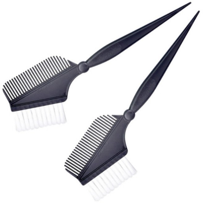 고급 염색붓 흰색 슬립모 염색솔 염색빗 염색브러쉬, 1개