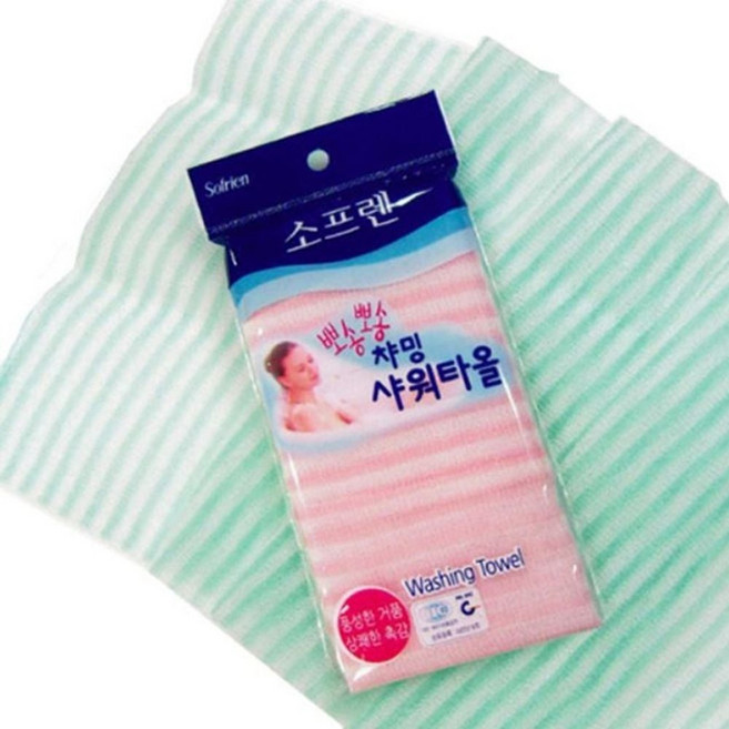 10개 색상랜덤 샤워타올 챠밍 세트 SG-5DL20-2873