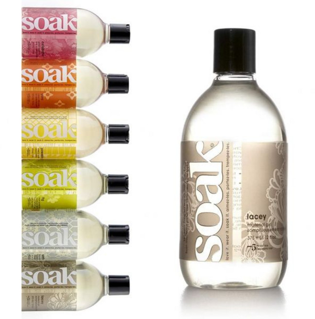 소크 워시 무향 12온스 세탁 세제, Lacey, 375ml, 1개