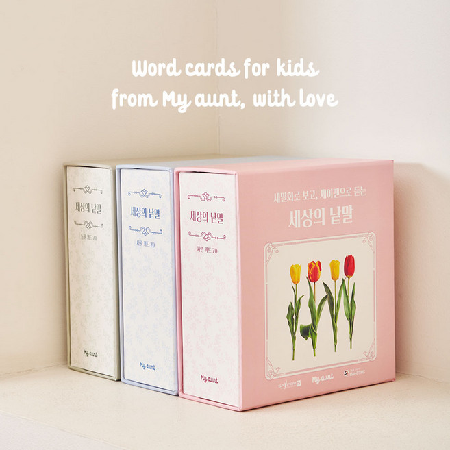 마이앤트 세이펜 호환 세밀화 단어카드 세상의 낱말 아기 유아 한글 영어, 3종세트 210, 1개