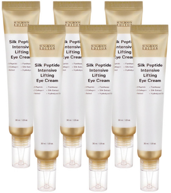 성분에디터 실크 펩타이드 인텐시브 녹는실 리프팅 아이크림 30mlX6개, 6개, 30ml