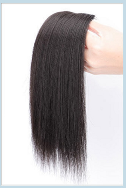 키밍 헤어 피스 가발, 1개, 30CM 브라운블랙