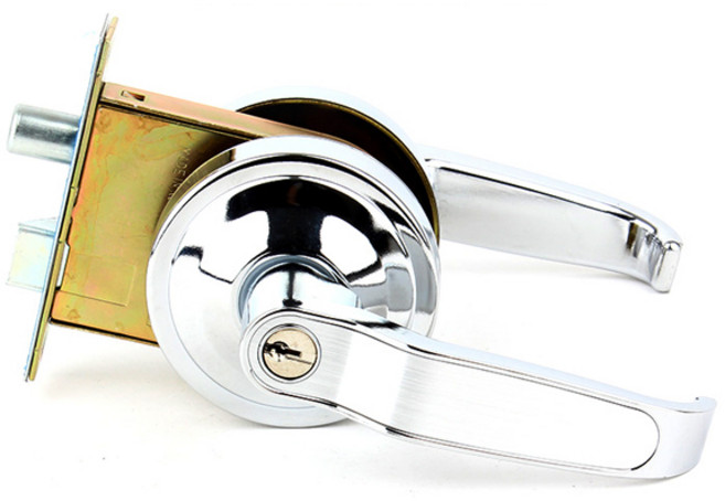 리버그린 현관문 방문 손잡이 그랜드 PC 실버 9000, 7개