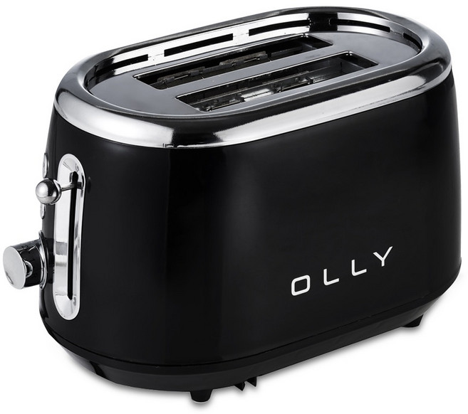 전기토스터기 화이트 2칸, 블랙(olt03b)