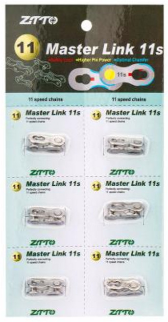 ZTTO 6 쌍 자전거 체인 마스터 6789101112 속도 MTB 도로 자전거 체인 퀵 커넥터 잠금 장치 퀵 릴리스 버클, [05] 11s silver-6 pairs
