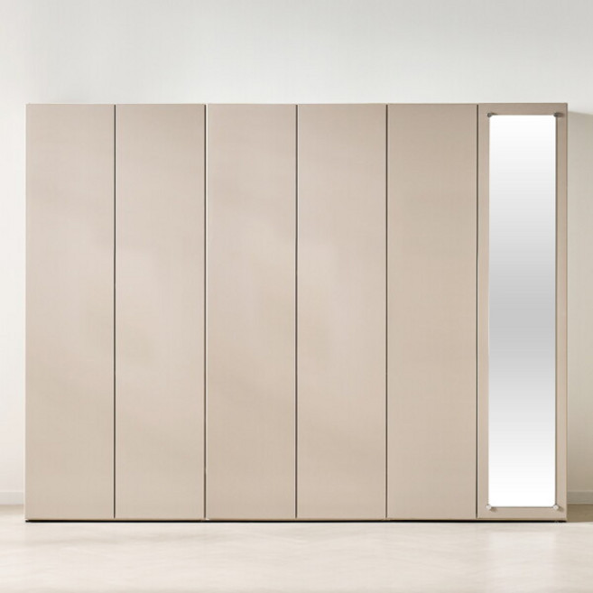 [가이온] 멜로우 LPM 2400 거울도어 이불장 세트 옷장 장농, 상세 설명 참조