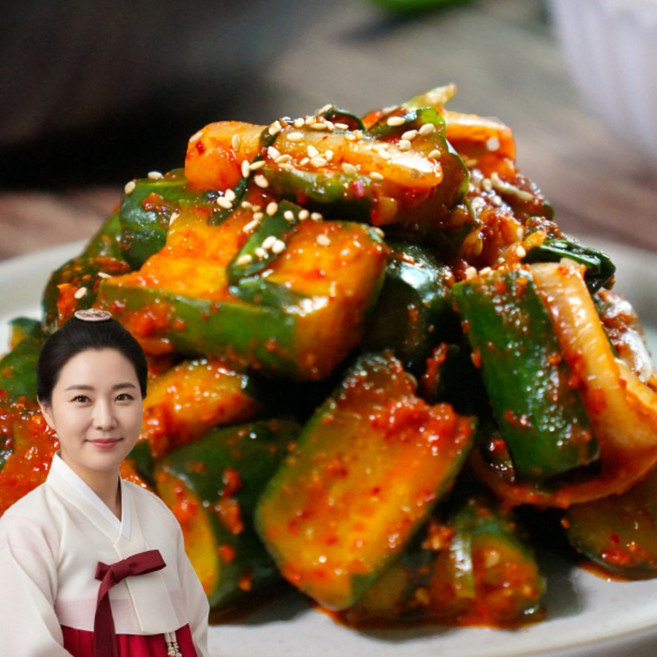 [하루100개한정] 더좋은 전라도 오이부추김치 오이부추무침, 1개, 1kg