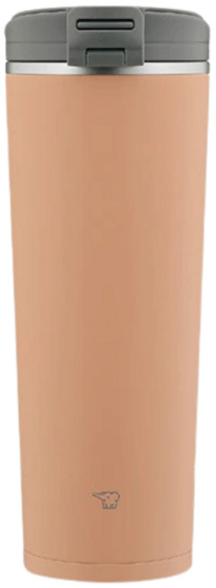 ZOJIRUSHI象印 SX-KA40 不鏽鋼翻蓋隨行保溫杯, 肉桂色(CM), 1個, 400ml