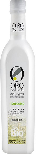 스페인 오로바일렌 ORO BAILEN PICUAL OLIVE OIL 피쿠알 엑스트라 버진 올리브 오일, 500ml, 5개