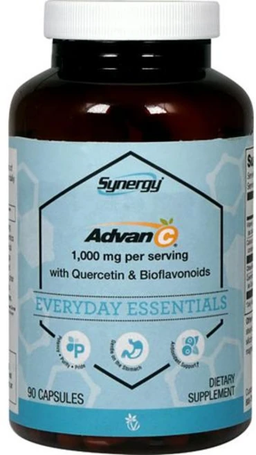 비타코스트 비타민C 1000mg 퍼서빙 퀘르세틴 바이오플라보노이드 45일분 Vitacost Advan-C Quercetin Bioflavonoids, 1개, 90정 - 쿠팡