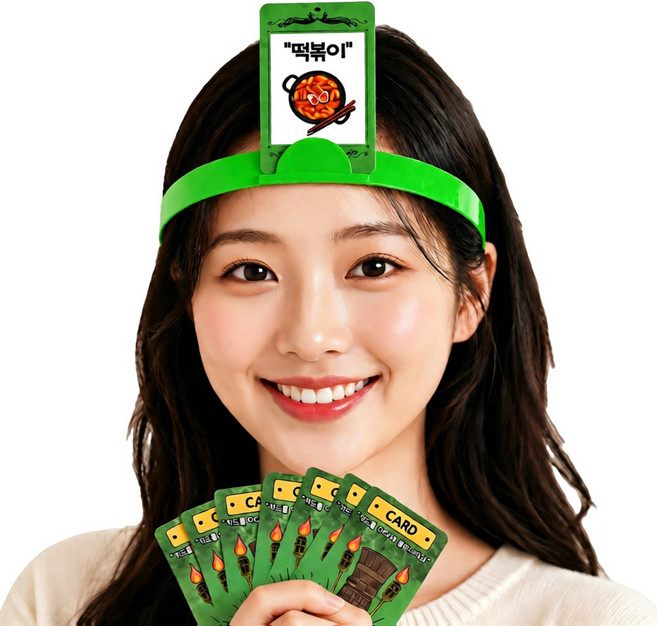 커플히어로 단체 게임 머리띠, 1개, 초록