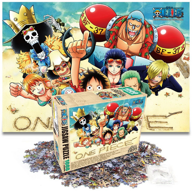 원피스 직소 퍼즐 1000조각, 1개, 스마일, 1000피스