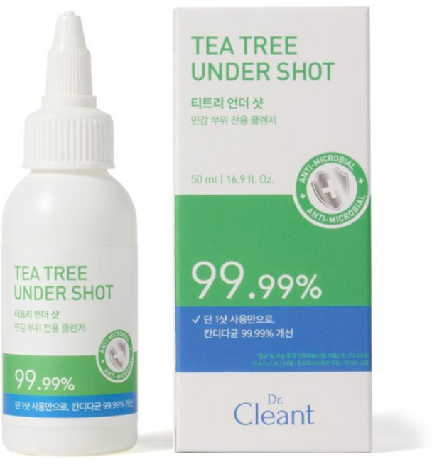 닥터클린트 티트리 언더 샷 항문 전용 세정제 클렌저, 1개, 50ml
