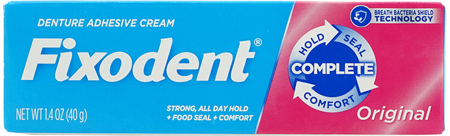 픽소덴트 컴플리트 오리지널 틀니 접착 크림 40 g, 1개, 화이트