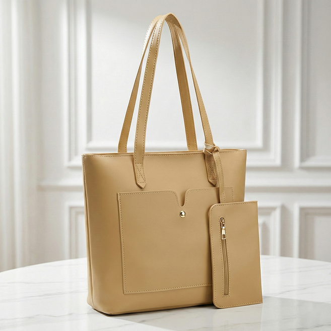 누아벨르 여성 토트백 숄더백 파우치 세트 데일리백 오피스 가방