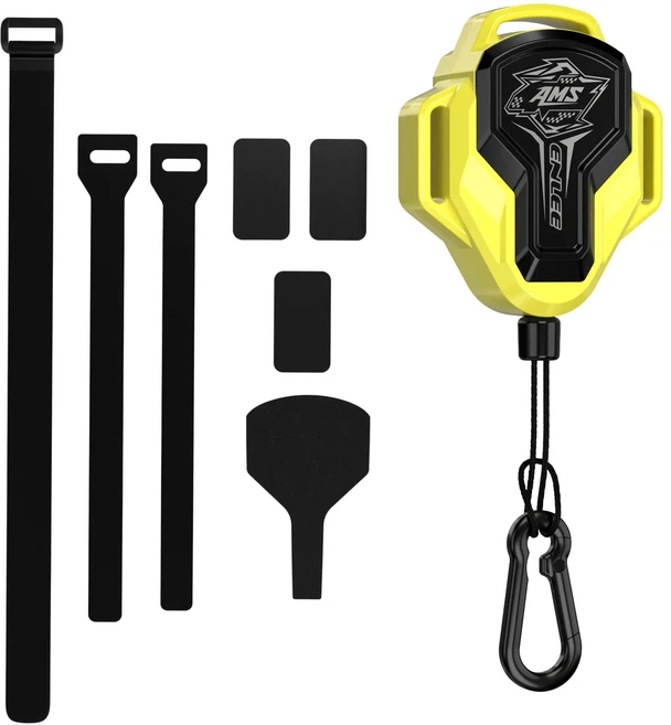 Enlee 개폐식 자전거 견인 로프 후크가있는 풀 강력한 장력 안전 MTB 트레일러 야외 도구, 02 Yellow