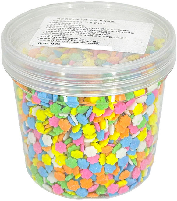 대림상사 스프링클 파스텔 스타 200g, 1개