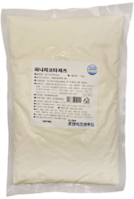 로젠치즈 허니리코타치즈 1kg 샐러드 샌드위치 브런치 디저트, 1개