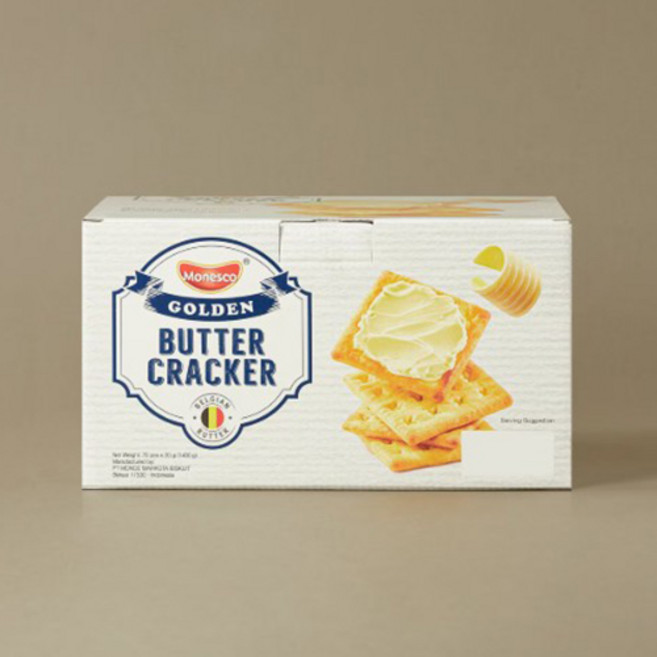 트레이더스 모네스코 골든 버터 크래커 버터맛 쿠키, 1.4kg, 1개