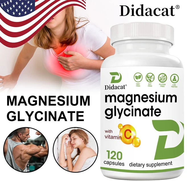 마그네슘 글리신 1000mg 비타민C가 풍부하여 흡수가 용이하며 수면 스트레스 해소 심장건강에 도움, 2개, 60정 - 쿠팡