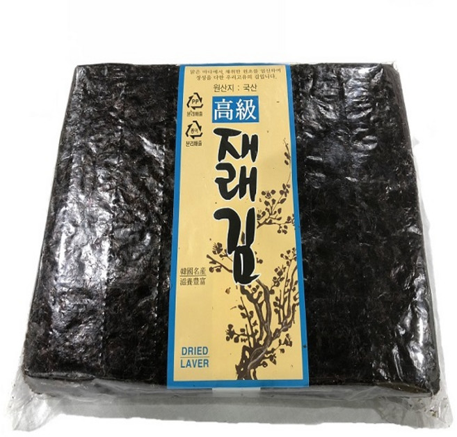 [명화씨푸드] 전통 햇 재래김(100장), 1개