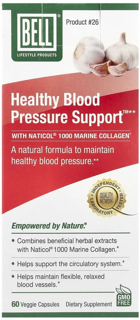 벨라이프스타일 마스터 허벌리스트 시리즈 헬씨 블러드프레셔 써포트 60 캡슐, 4개, 60정 - 쿠팡