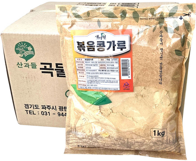 새마원 산과들 볶음콩가루, 1kg, 10개