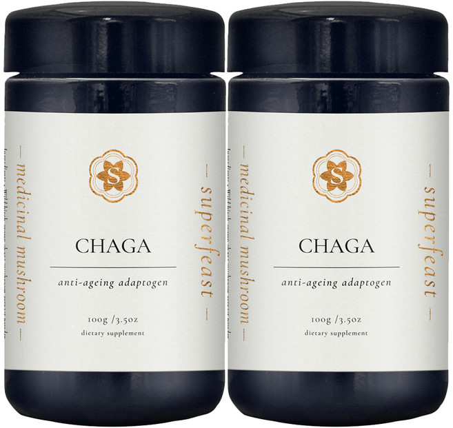 수퍼피스트 (Super Feast) 슈퍼피스트 차가 (차가버섯) 분말 100g X 2개, 200g, 1세트